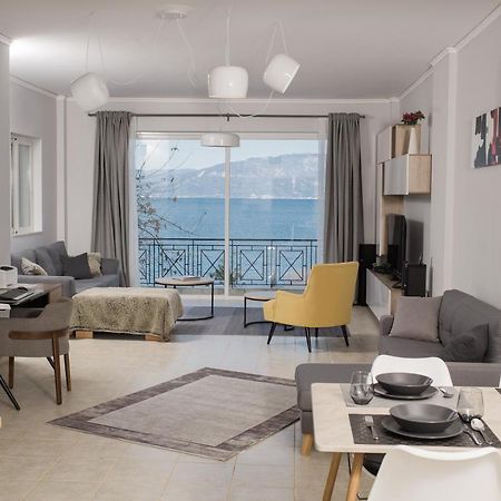 Nelion 01 - A Dream Apartment With Amazing View Aigio Exteriör bild